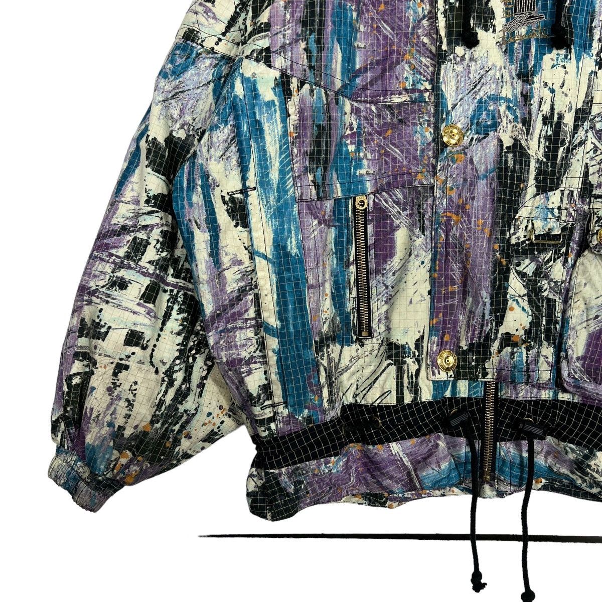 Descente 90s VINTAGE DESCENTE PAIN SPLASH ASTROS BOMBER JACKET Size US L / EU 52-54 / 3 - 7 Thumbnail