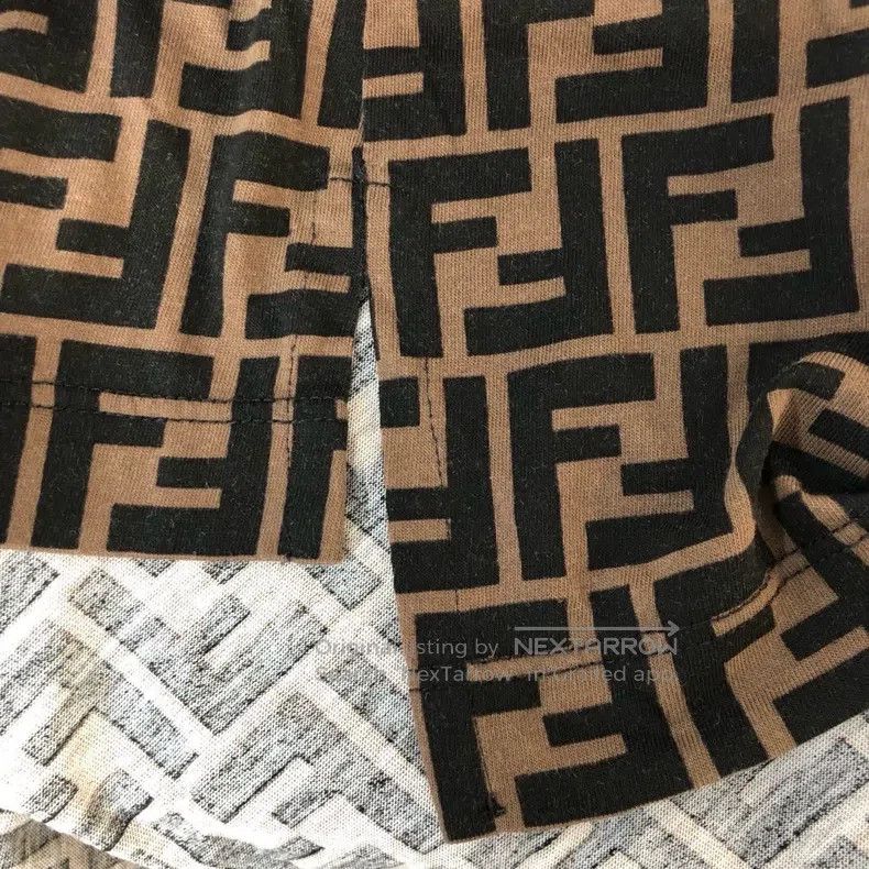 Fendi Fendi Full Print Letter Embroidery Short Sleeve Shirt Size S / US 4 / IT 40 - 7 Thumbnail