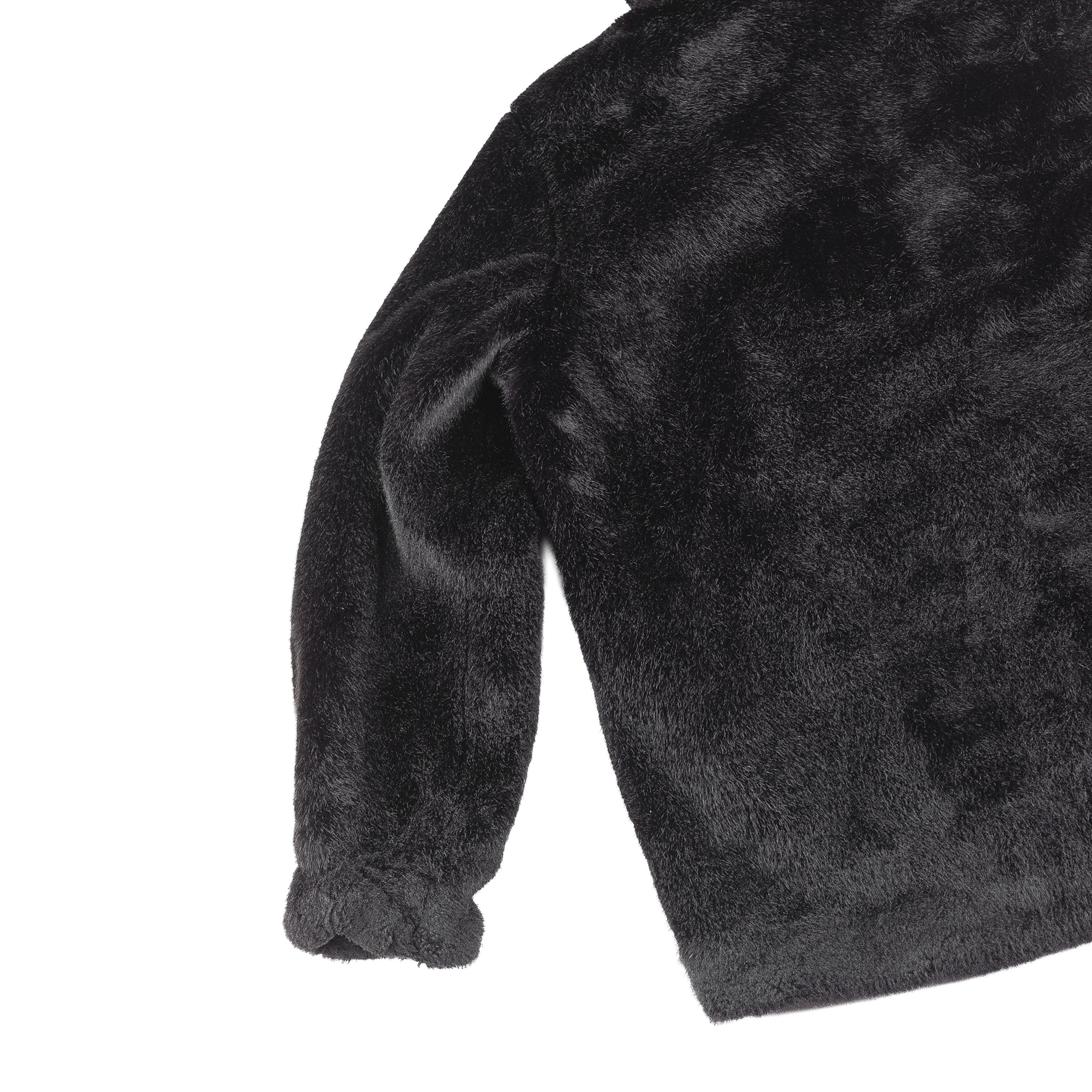 Helmut Lang Helmut Lang Oversized Black Faux Mink Bomber Jacket Size M / US 6-8 / IT 42-44 - 6 Thumbnail