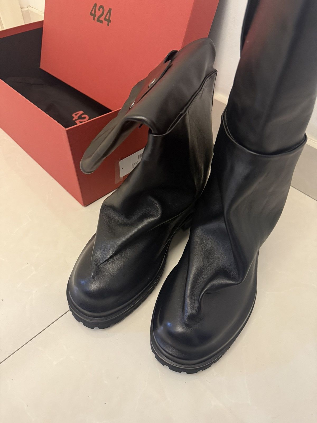 424 424 DRAGONRIDER NAPPA LEATHER Size US 8.5 / EU 41-42 - 8 Thumbnail