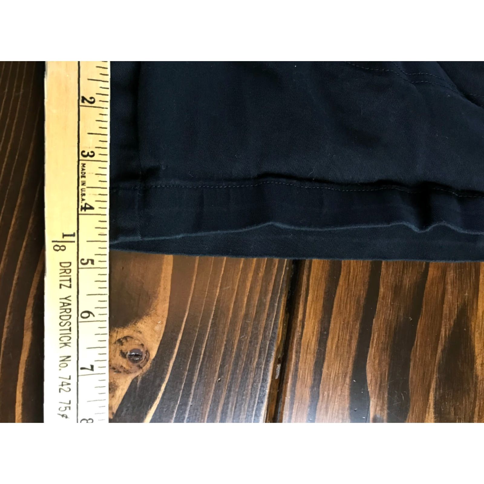 Vintage St. John's Bay Shorts Women's 8 Black Stretch Casual Pockets Denim Vintage No Size 30" / US 8 / IT 44 - 5 Thumbnail