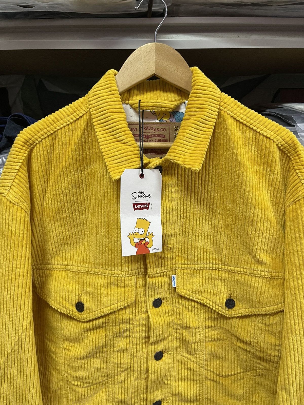 Levi's Levi's x The Simpsons Corduroy Trucker Jacket🔥🔥🔥 Size US M / EU 48-50 / 2 - 2 Thumbnail