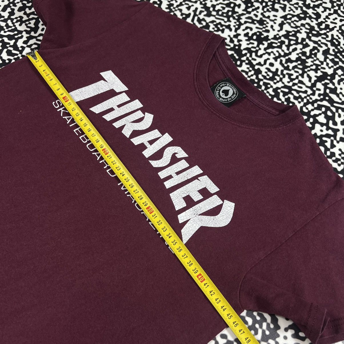 Thrasher Vintage Y2K Thrasher Big Logo SK8 Skateboard Magazine Tshirt Size US S / EU 44-46 / 1 - 16 Thumbnail