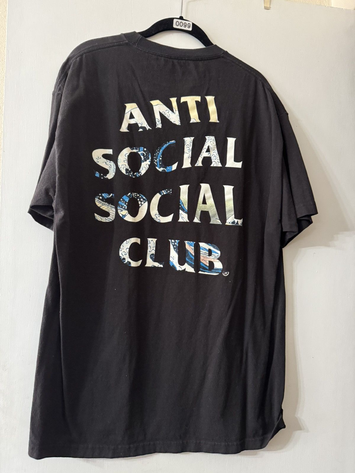 Anti Social Social Club Anti Social Social Club Waves Black T-Shirt Size US XXL / EU 58 / 5 - 4 Thumbnail