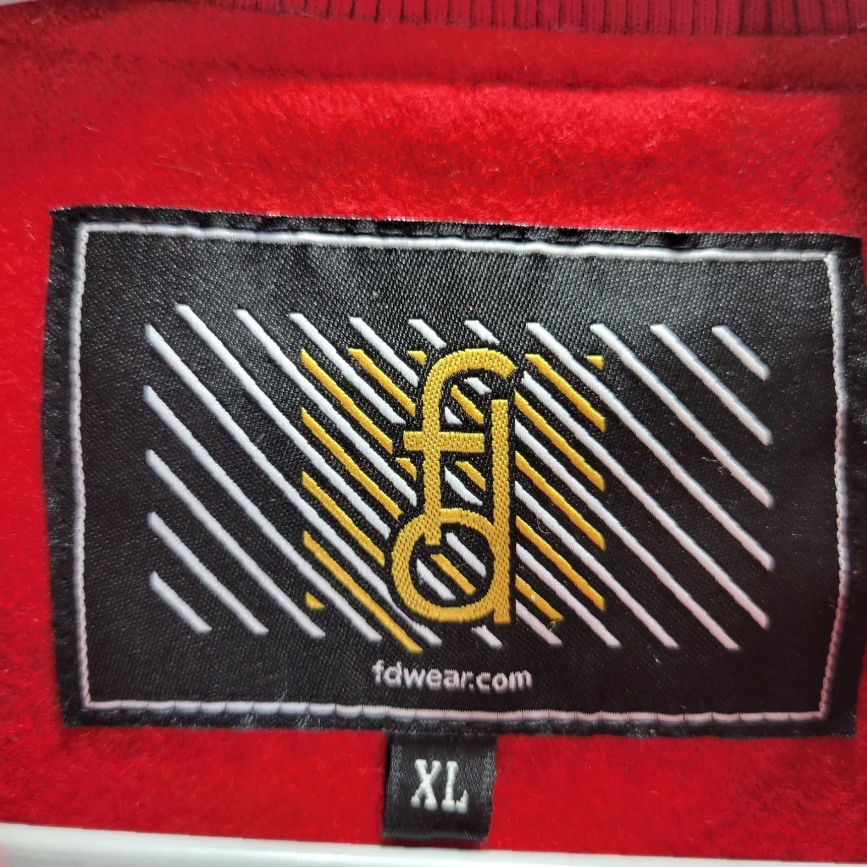 Vintage FDGear Ballers Club Varsity Competition Prize Winner Jacket Streetwear Red XL Mens Slim? Size US XL / EU 56 / 4 - 3 Thumbnail