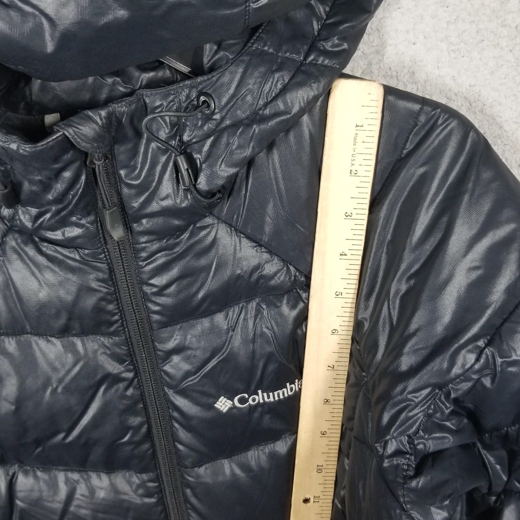 Vintage Columbia TurboDown 650TD Omni-Heat Parka Womens Small Black Hooded Puffer Coat Size S / US 4 / IT 40 - 5 Thumbnail