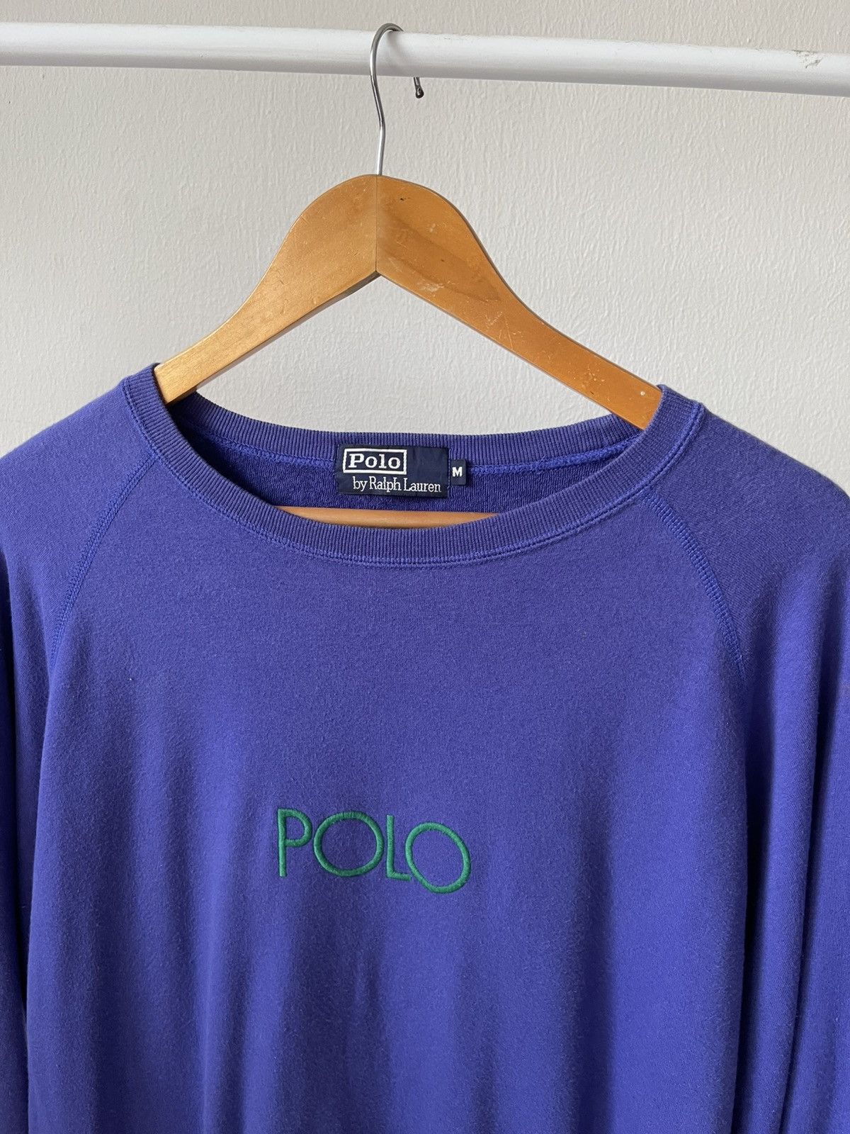 Polo Ralph Lauren Rare 90s Polo Ralph Lauren Green Embrodery Sweatshirt A2 Size US M / EU 48-50 / 2 - 3 Thumbnail