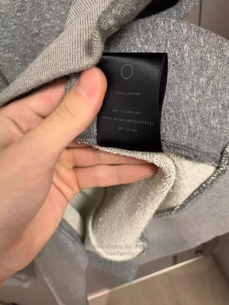 Fear of God Fear of God Snowflake gray lambswool sweatshirt Size US S / EU 44-46 / 1 - 5 Thumbnail