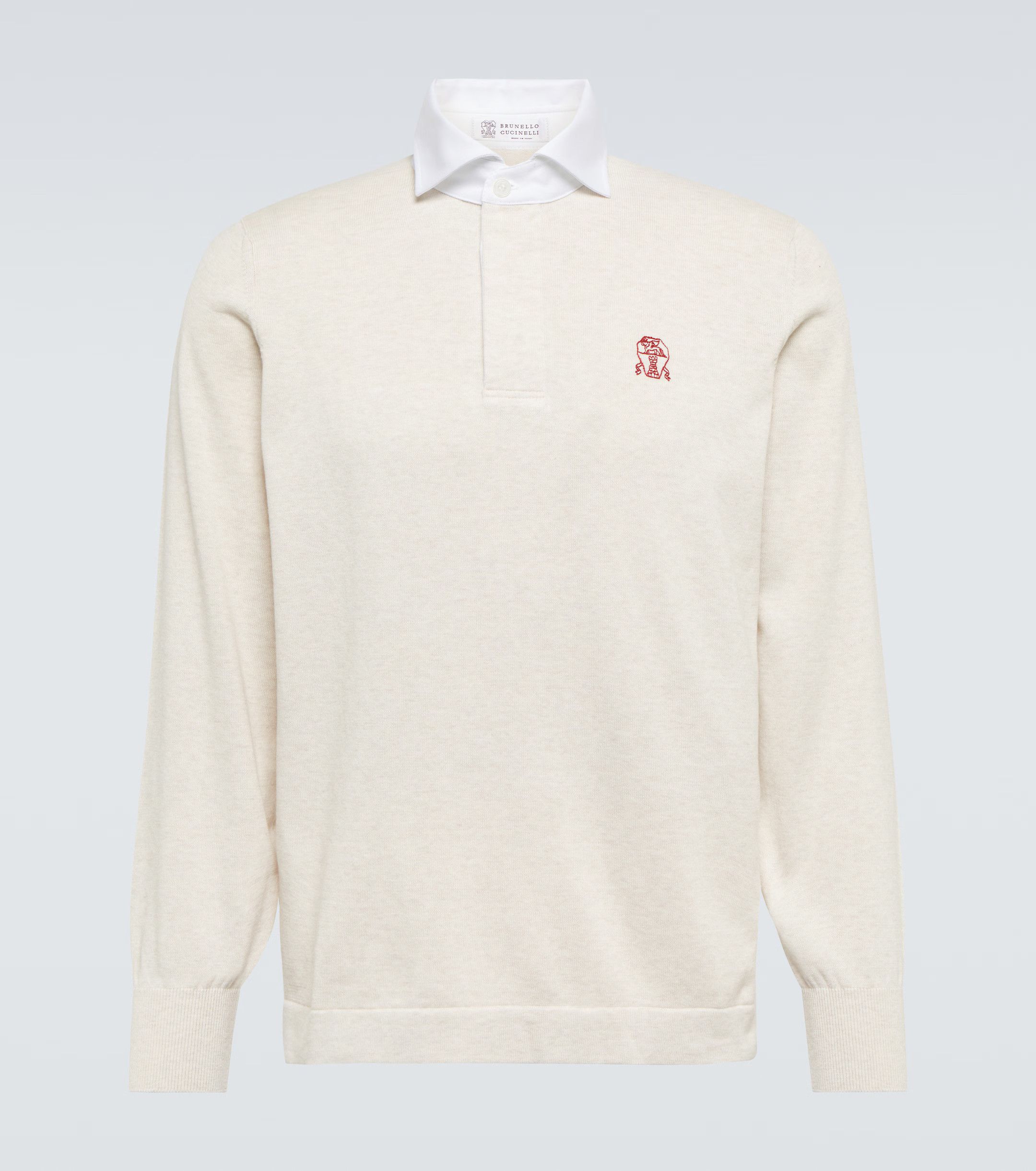 o1mle0624 Polo Shirt in Cream
