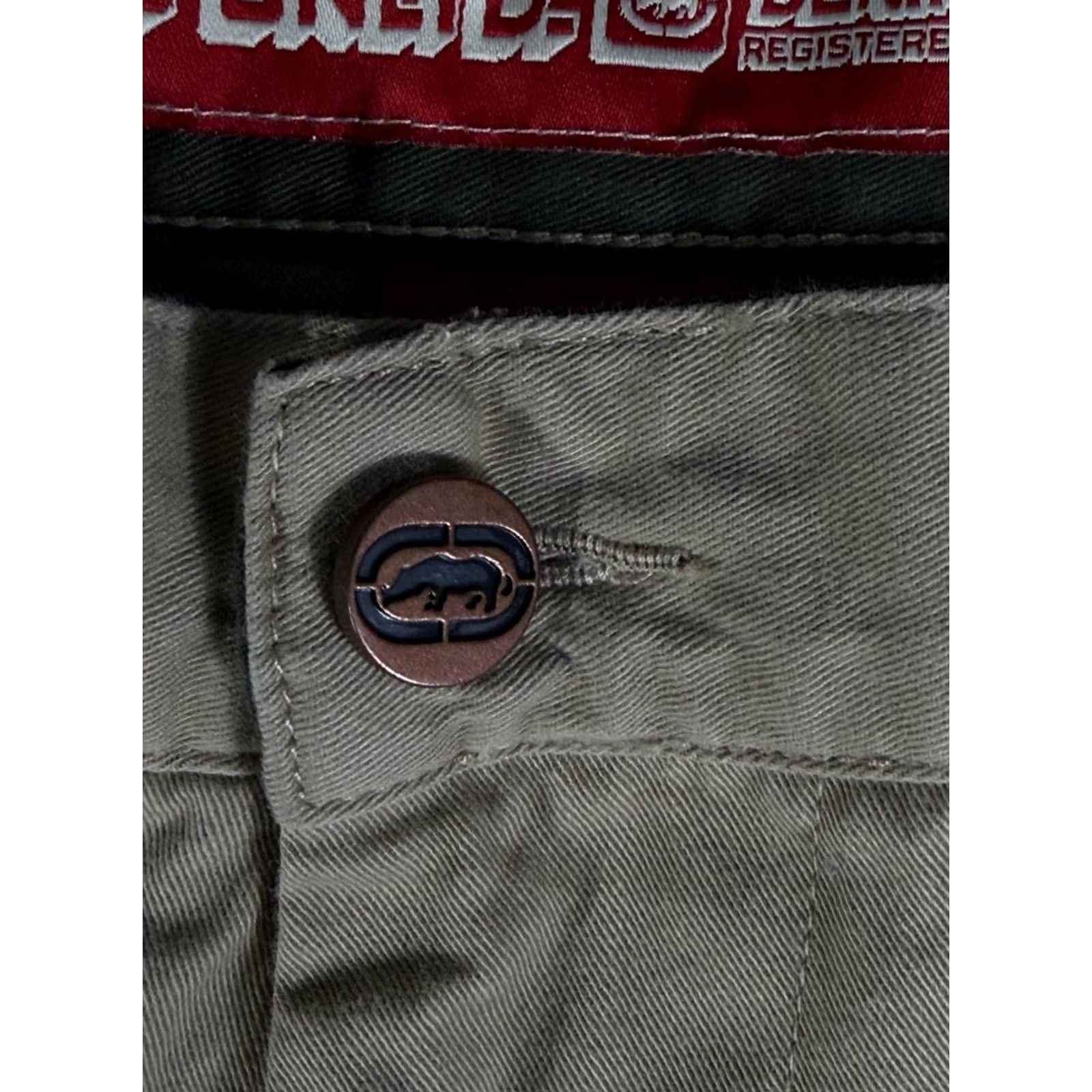 Ecko Unltd. VINTAGE Ecko Unltd Camden Cargo Pants Baggy Y2K Hip Hop Skate Khaki Utility Sz 36 Size US 36 / EU 52 - 6 Thumbnail