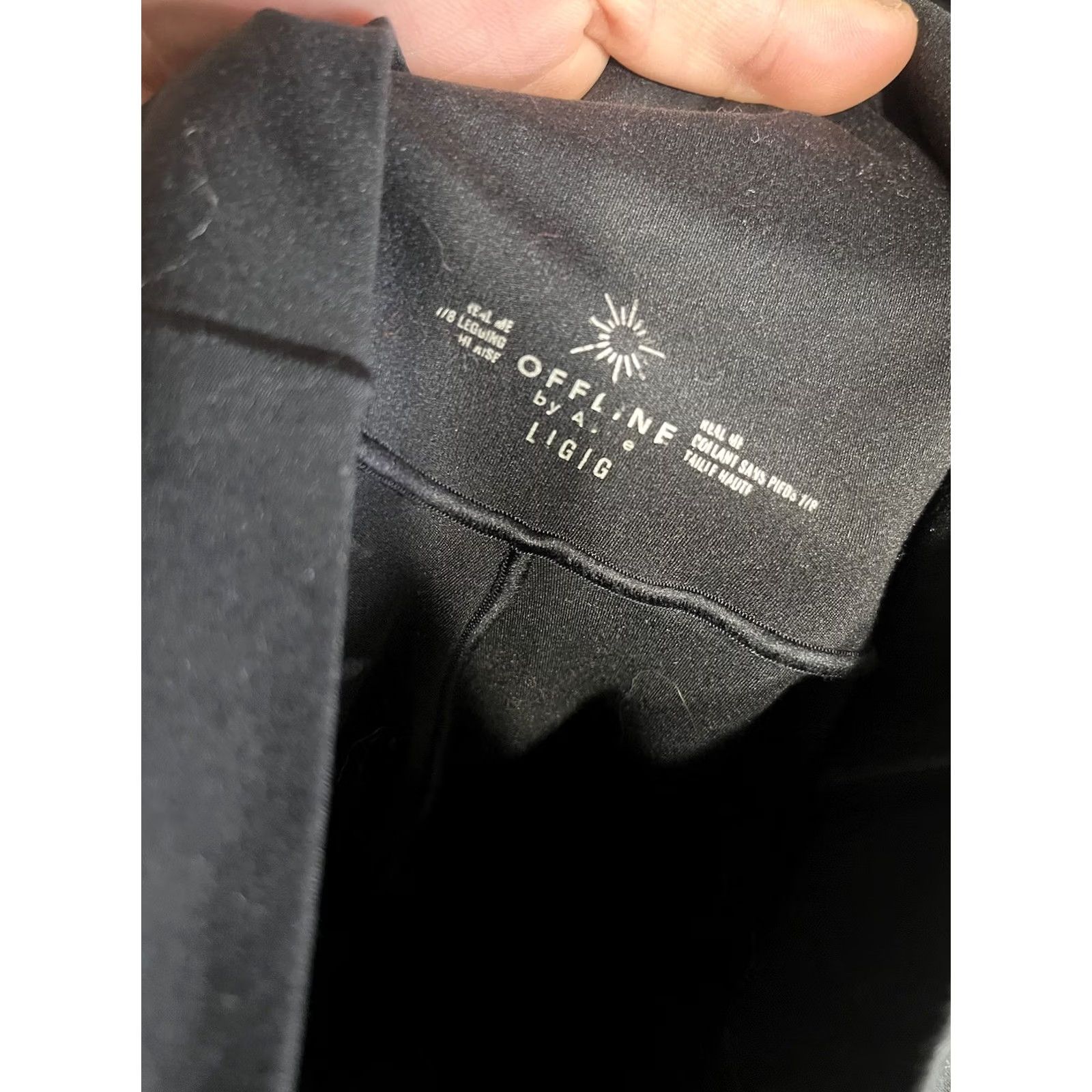 Vintage Offline Aerie Leggings High-Rise L Black womens L-Extra? Size 36" / US 14 / IT 50 - 5 Thumbnail