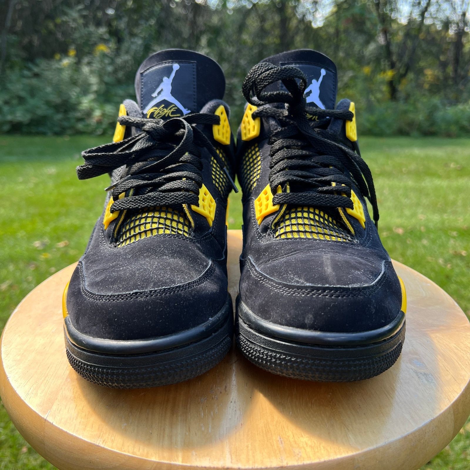 Jordan Brand × Nike Size 11 - Nike Air Jordan 4 Retro Thunder 2023 Men's Shoes Size US 11 / EU 44 - 5 Thumbnail
