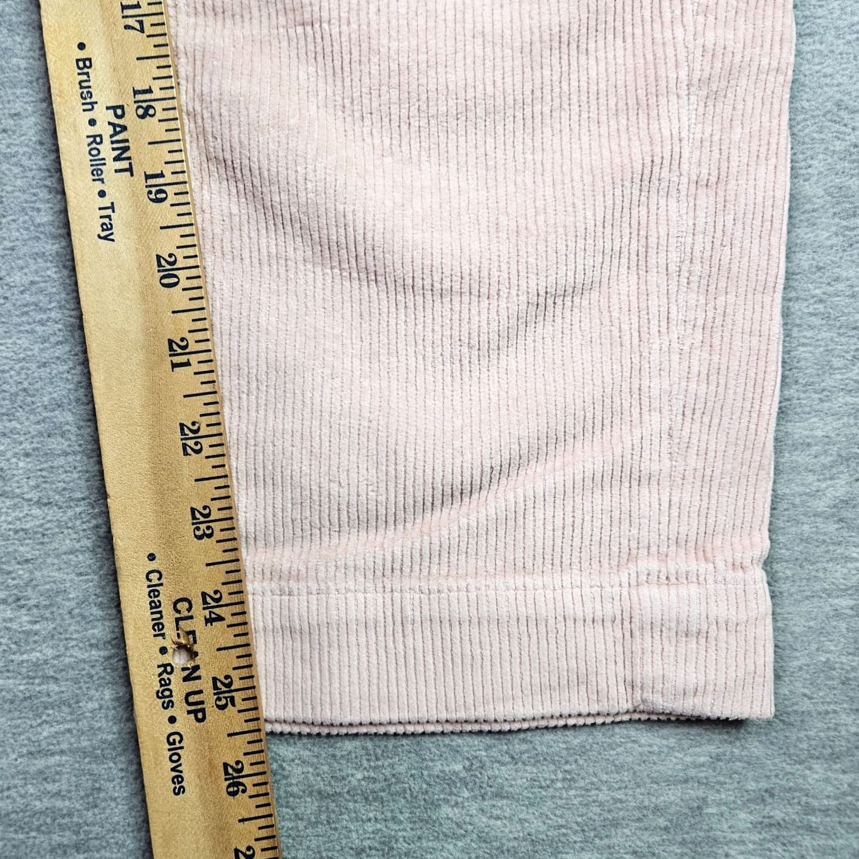 Everlane Everlane Pink Corduroy Pants Women Regular Size 0 Casual Straight Leg Cotton Elastane Button Closure Size 25" / US 0 / IT 36 - 4 Thumbnail
