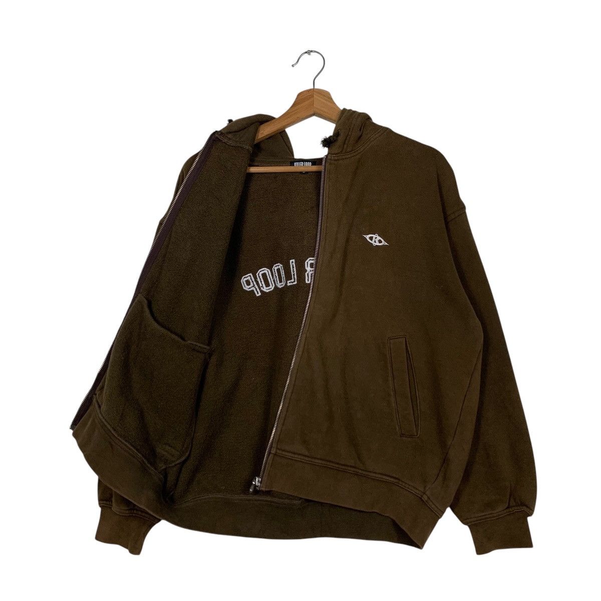 Japanese Brand KILLER LOOP Big Logo Zipper Hoodie Sweatshirt #1773-C78 Size US S / EU 44-46 / 1 - 11 Thumbnail