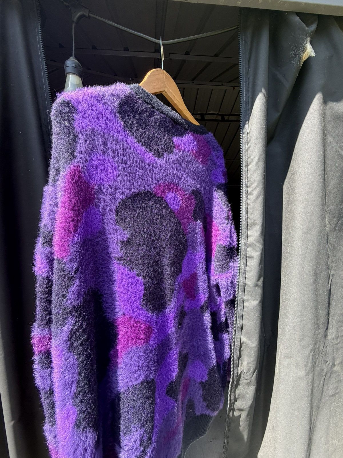 Bape Bape Purple Camo Cardigan Size US M / EU 48-50 / 2 - 3 Thumbnail