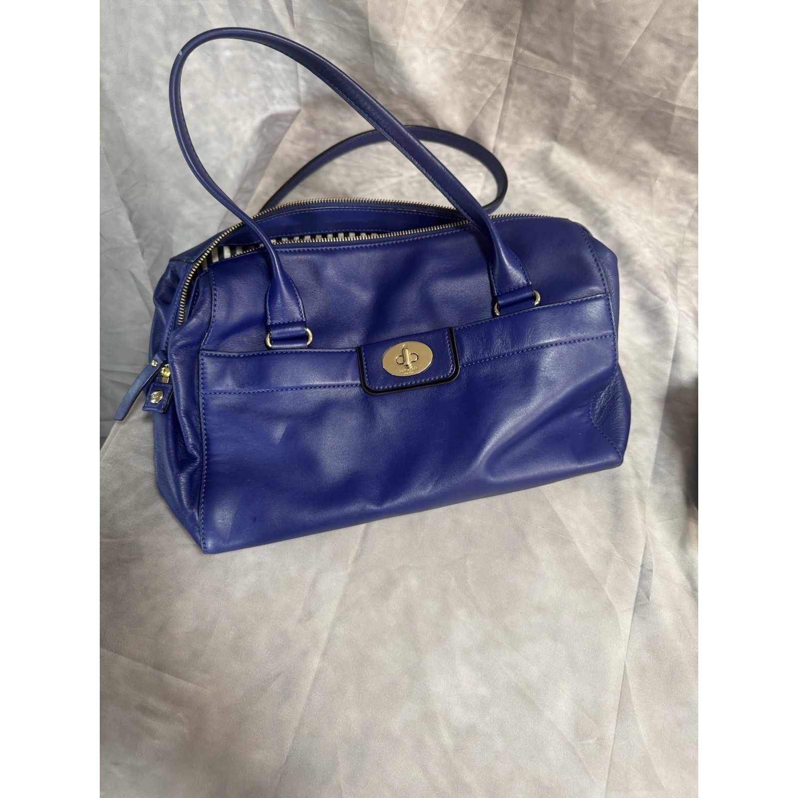 Kate Spade KATE SPADE NEW YORK MEDIUM SIZE COBALT BLUE SHOULDER BAG PUR Size ONE SIZE - 5 Thumbnail