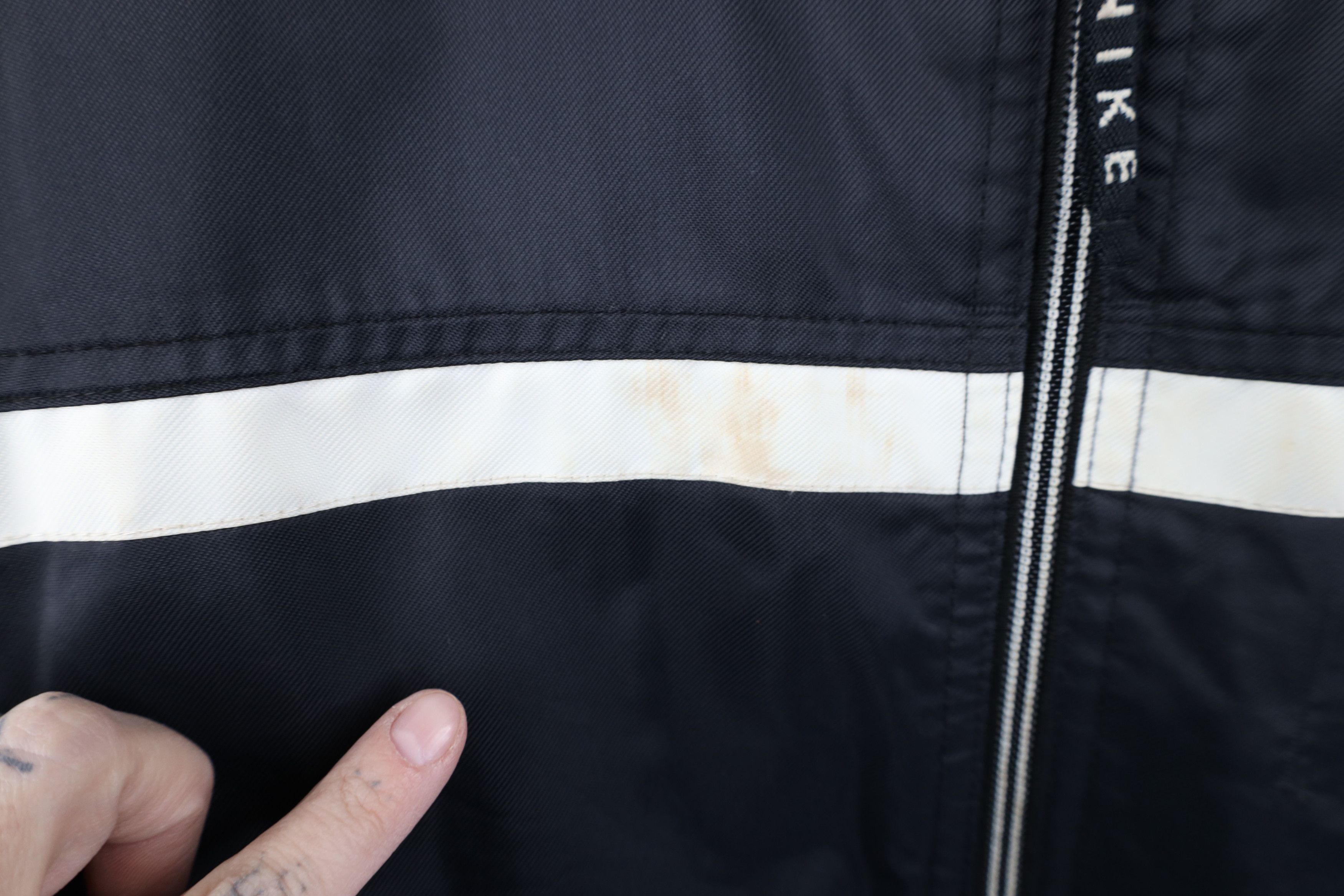 Nike Vintage 90s Nike Scott Mini Swoosh Fleece Lined Jacket Black Size US XL / EU 56 / 4 - 8 Thumbnail