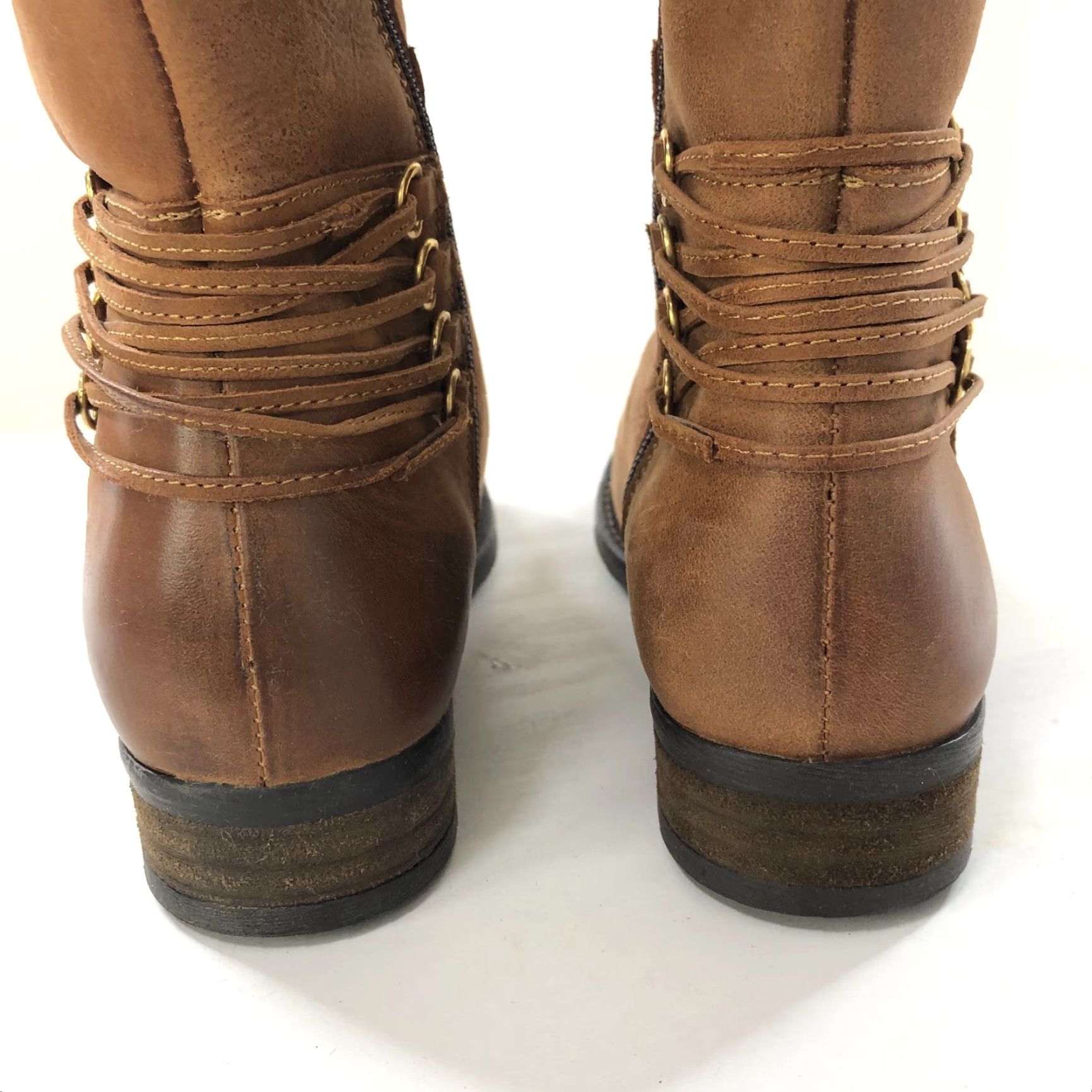 Steve Madden Steve Madden Leather Women's 7.5 Side Zip Knee Boots Brown MINT Boots Brown Women 7.5 Knee Boots Western Casual Vintage No Size US 8 / IT 38 - 6 Thumbnail