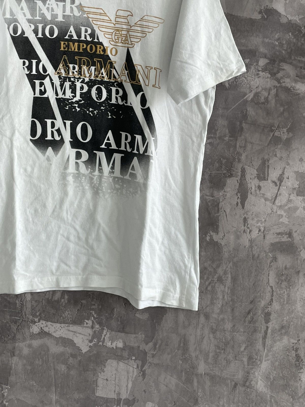 Hysteric Glamour × Le Grande Bleu (L.G.B.) Vintage Y2K Hysteric Glamour Style Logo Armani T shirt Size US M / EU 48-50 / 2 - 6 Thumbnail