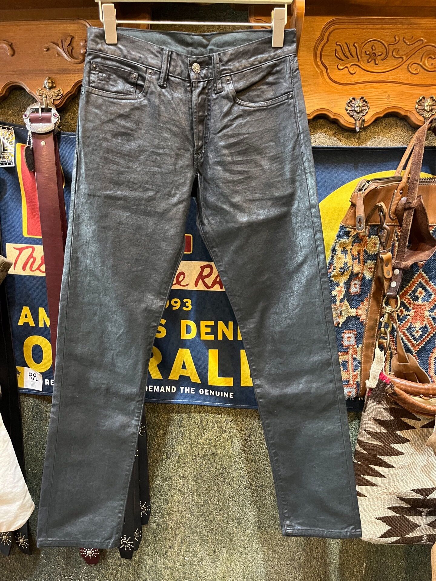 RRL Ralph Lauren vintage rrl coated pants by ralph lauren Size US 28 / EU 44 - 1 Thumbnail