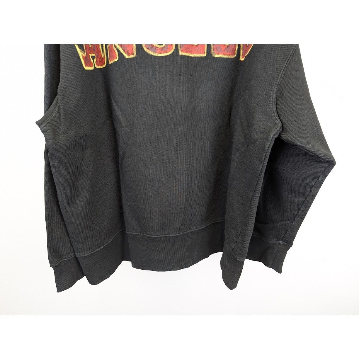 Palm Angels o1rshd1 Logo Flames Vint Crewneck Sweater in Black/Red Size US L / EU 52-54 / 3 - 14 Thumbnail