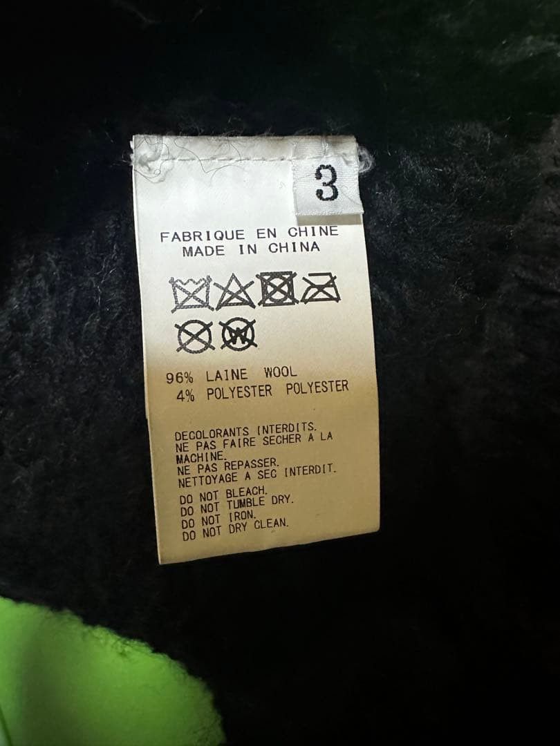 Yohji Yamamoto Pour Homme 20aw runway Yuka Asakura chunky knit Size US L / EU 52-54 / 3 - 3 Thumbnail