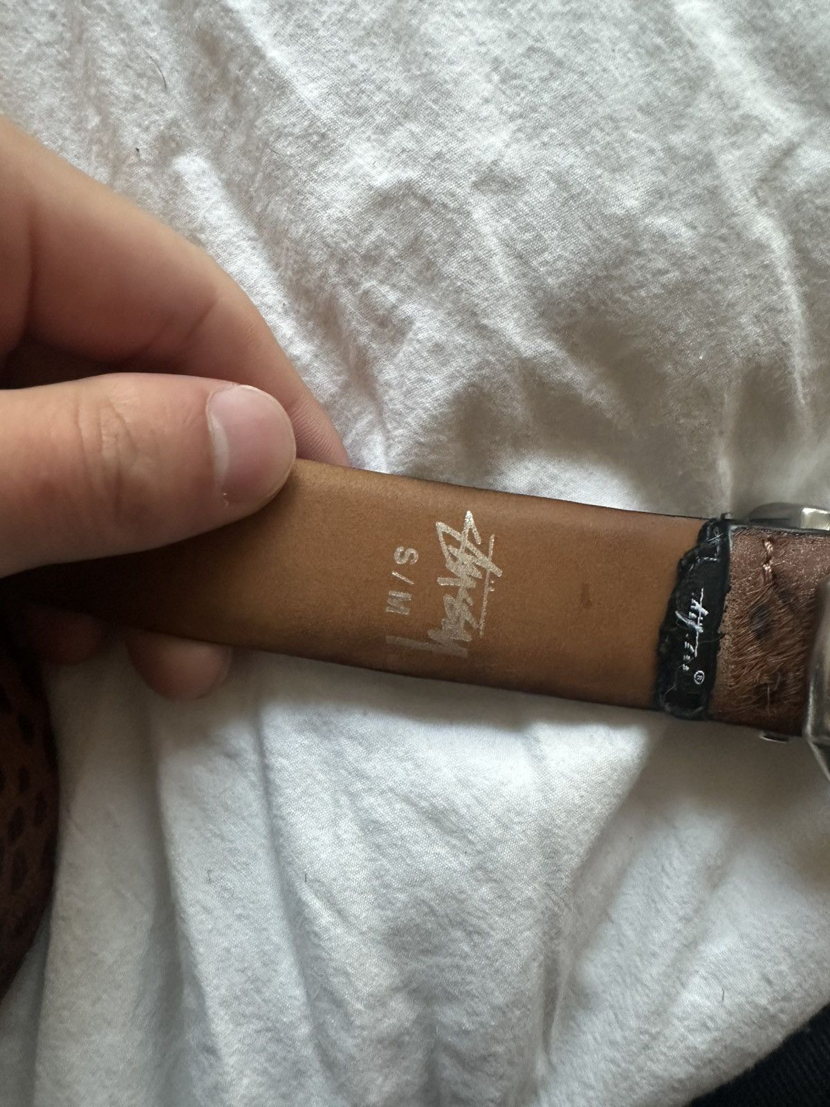 Stussy Stussy Cheetah Belt Size 32 - 2 Thumbnail