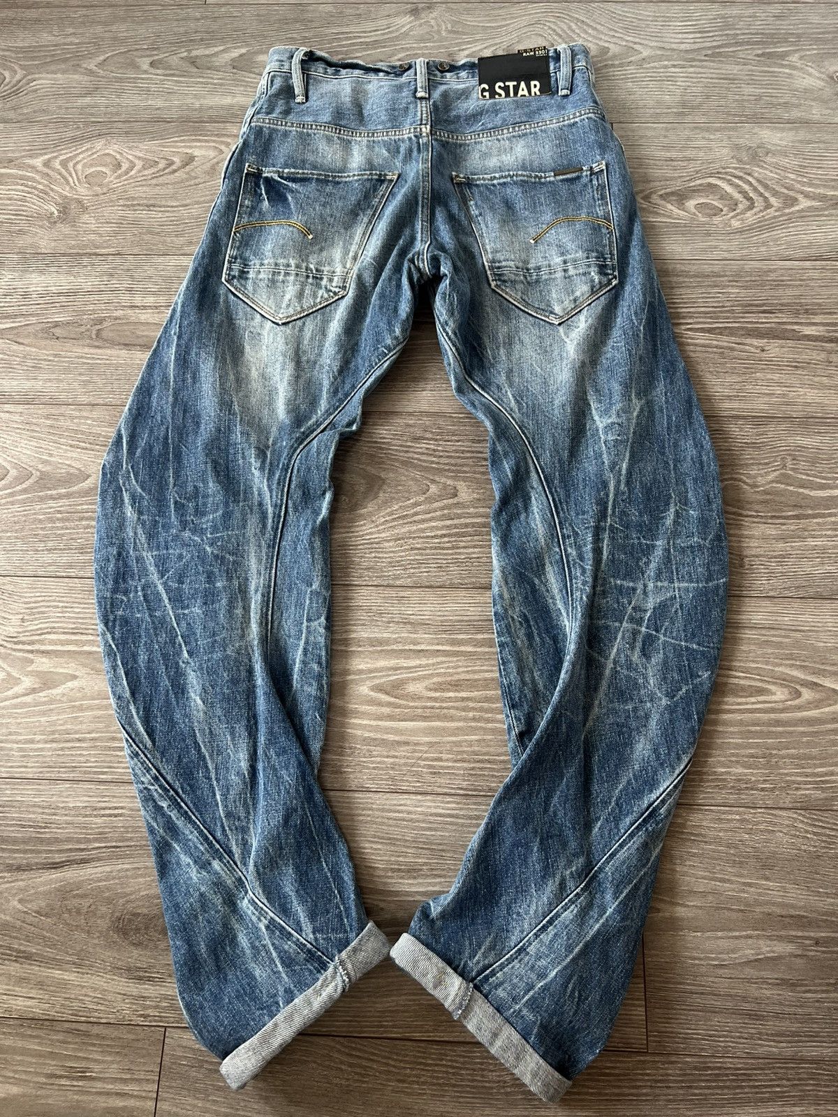Y2K G-Star Raw ARC 3D Loose Tapered Braces Opium 03301 Jeans