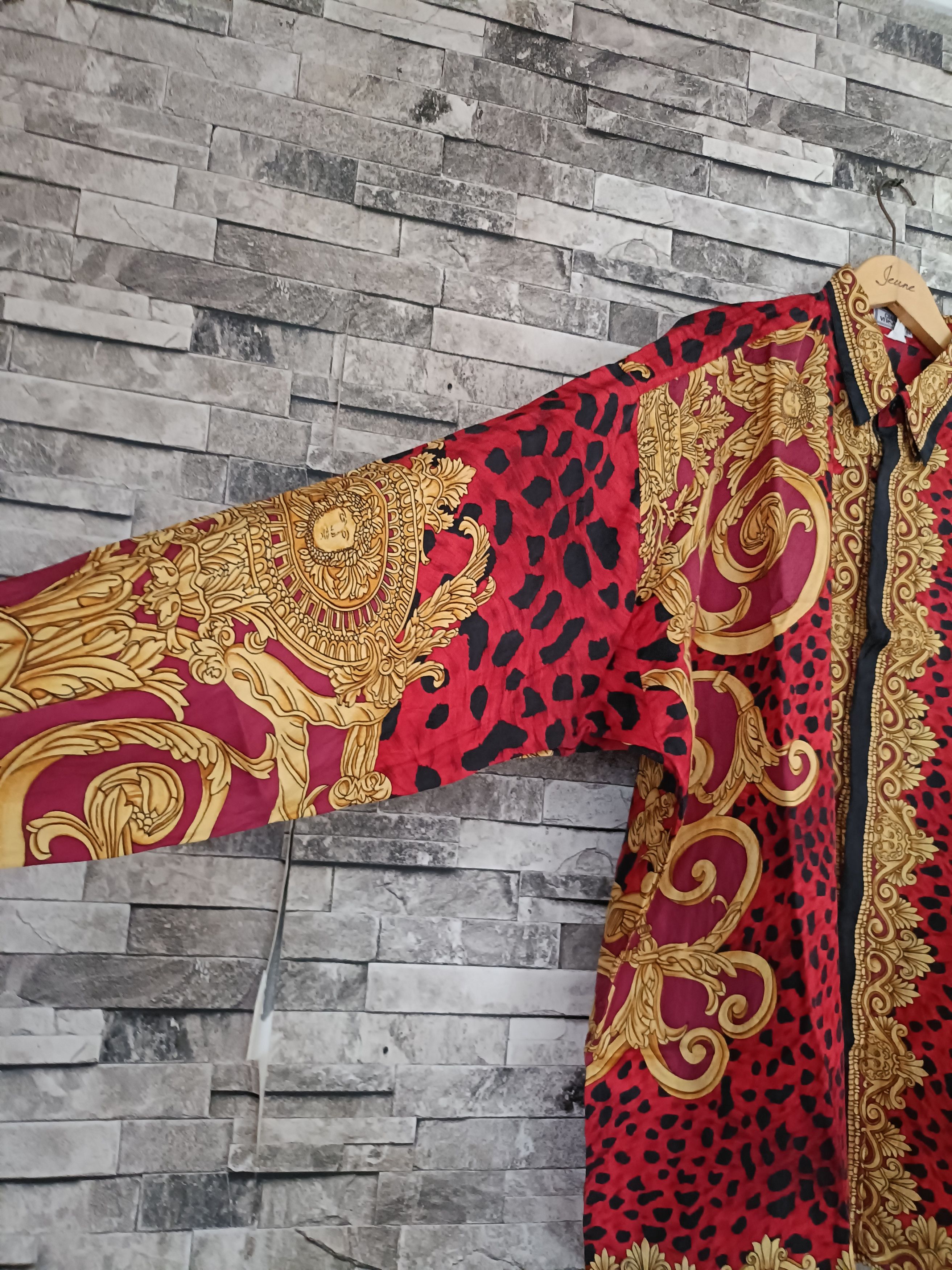 Versace Vintage archived Gianni Versace leopard baroque silk shirt Size US L / EU 52-54 / 3 - 2 Thumbnail