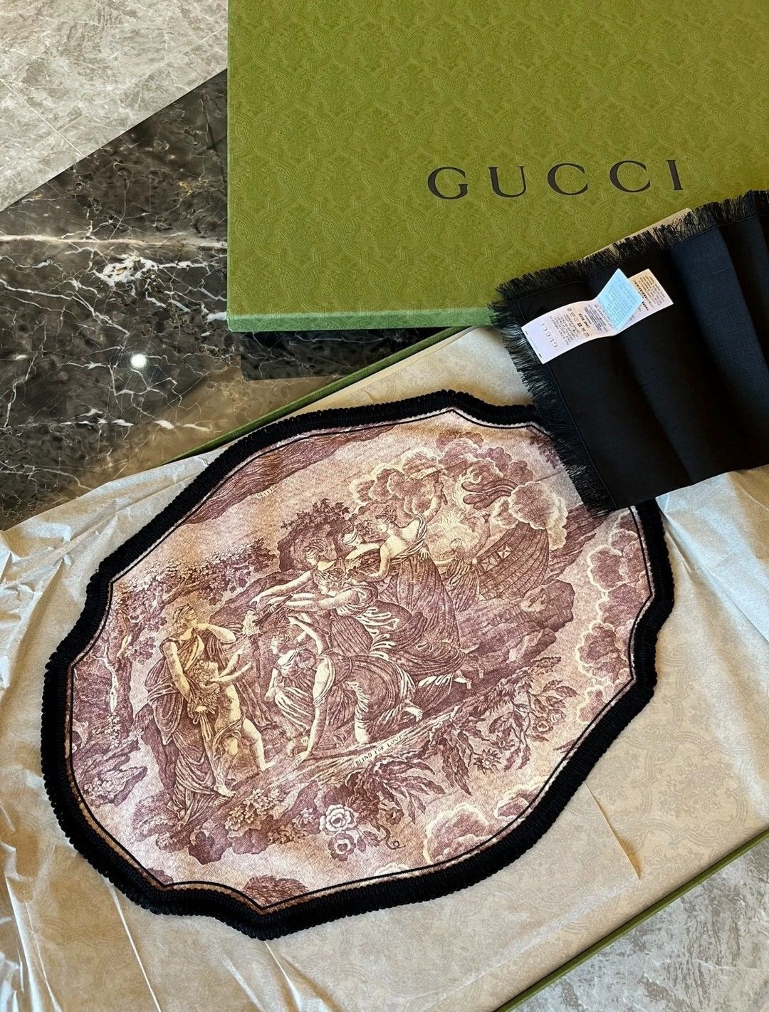 Gucci Gucci Toile de Jouy placemat and napkin Size ONE SIZE - 4 Thumbnail