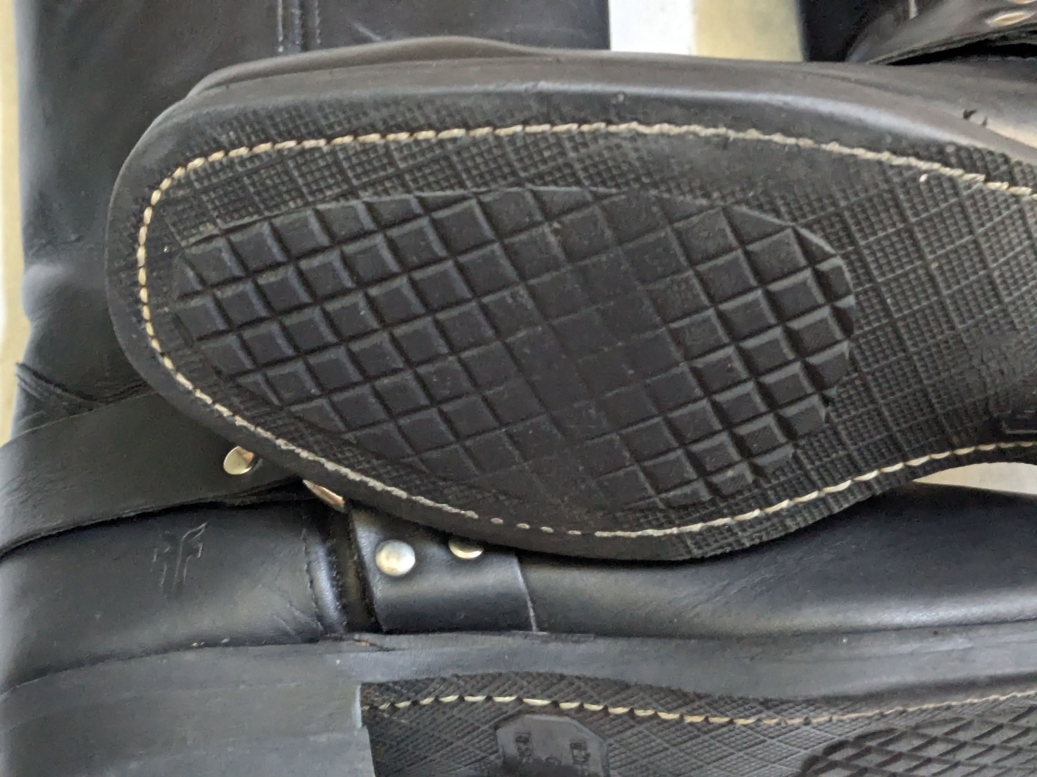 Frye Frye Harness Boots Black 12 M Leather Buckle Size US 12 / EU 45 - 17 Thumbnail