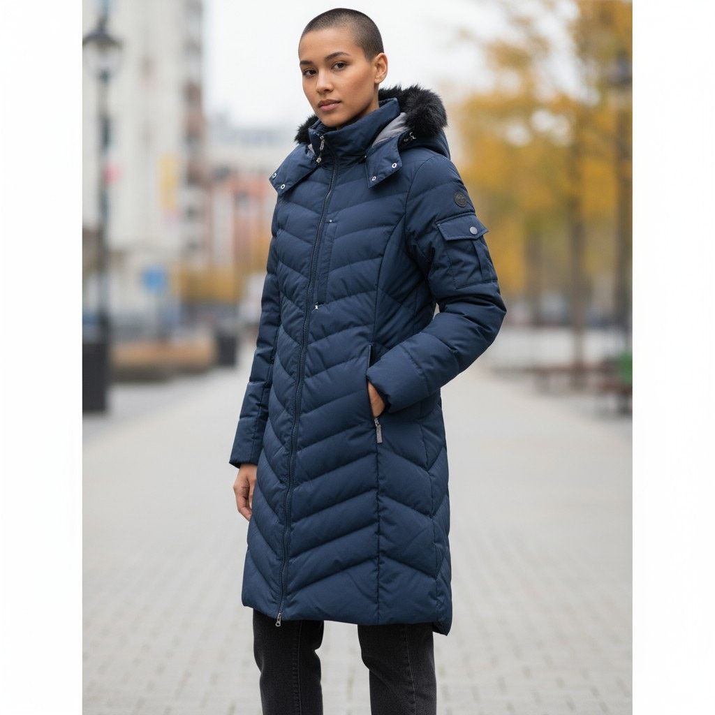 Eddie Bauer Eddie Bauer Sun Valley Down Parka Coat Women's XXL Navy Blue Size XXL / US 16-18 / IT 52-54 - 4 Thumbnail
