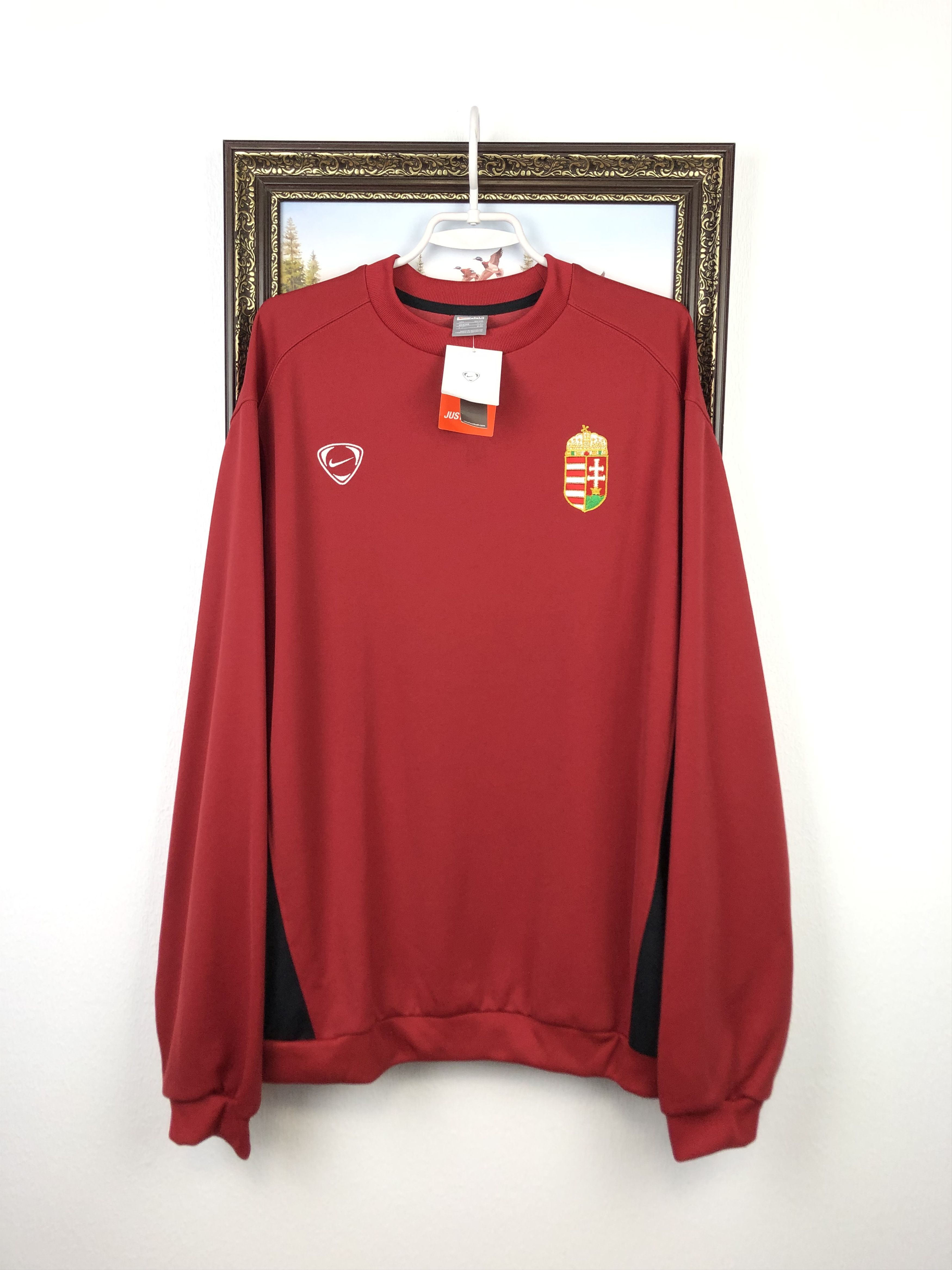 Nike Vintage Nike Hungary Sweatshirt Track Top Jacket National Size US XXL / EU 58 / 5 - 1 Thumbnail