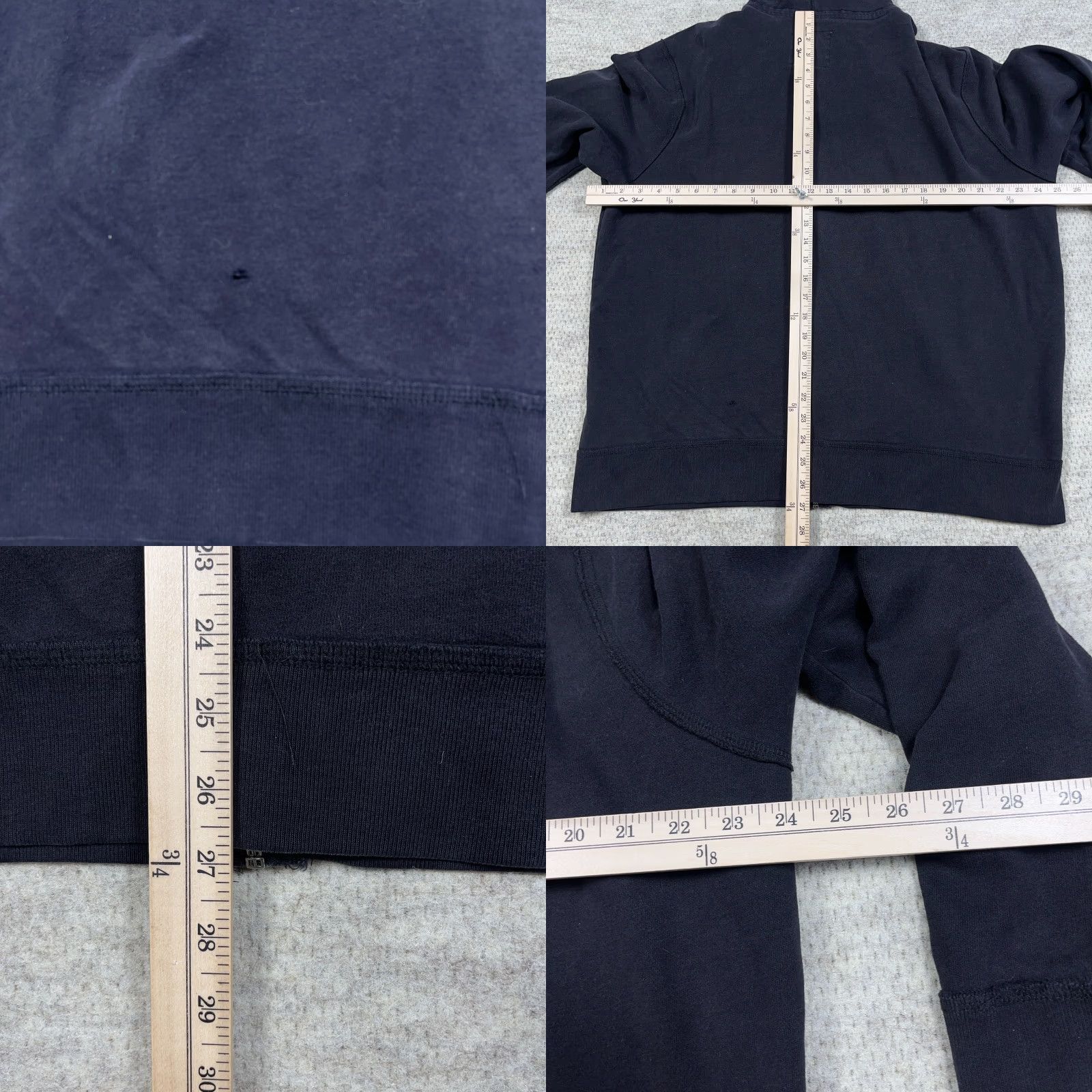 Aeropostale VINTAGE Aeropostale Hoodie Men 2XL Black Full Zip Logo Hooded Sweatshirt 00s Size US XXL / EU 58 / 5 - 8 Thumbnail