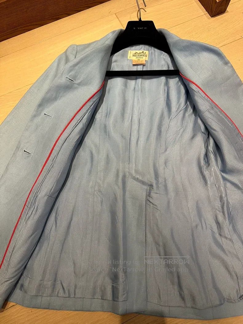 Hermes Hermes Blue suit jacket Size XS / US 0-2 / IT 36-38 - 6 Thumbnail