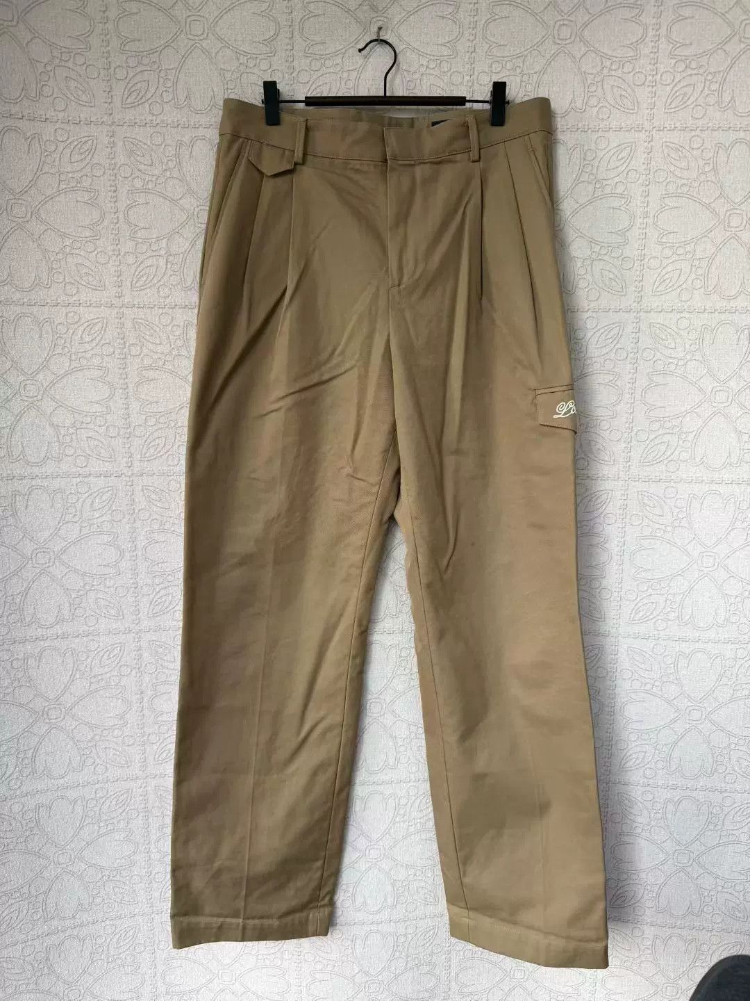 Louis Vuitton Embroidered Logo Long Pants