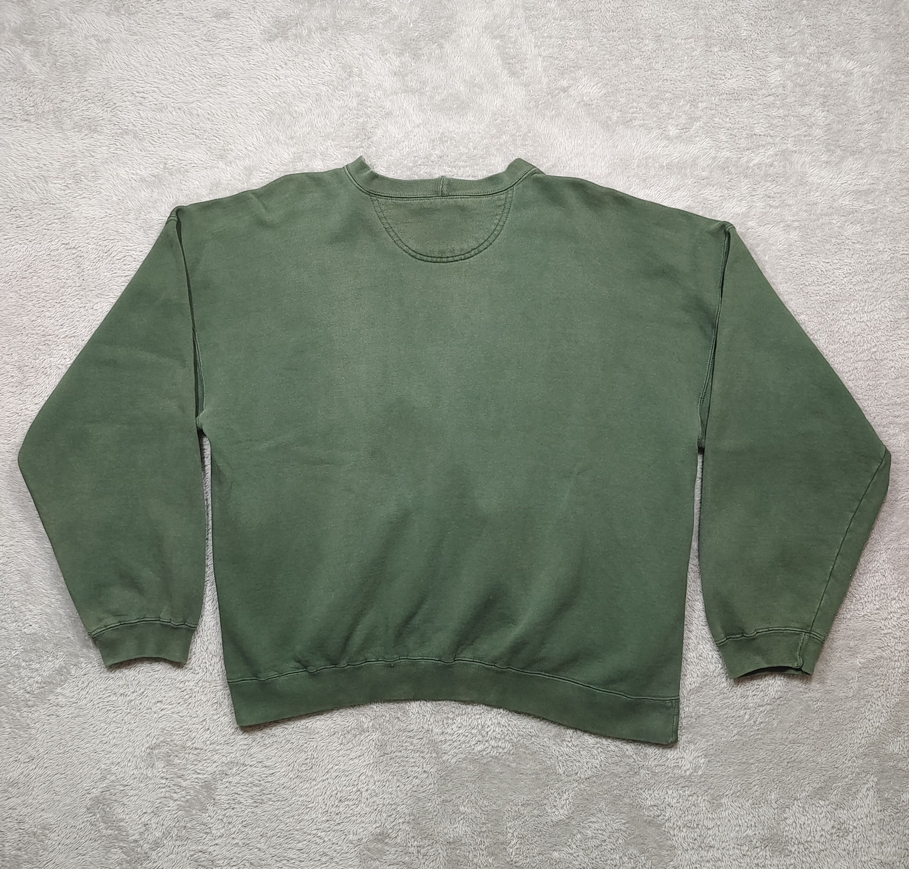 Levi's Vintage Clothing × Vintage VINTAGE DISTRESSED LEVI STRAUSS & CO GREEN SWEATSHIRT Size US XL / EU 56 / 4 - 2 Thumbnail
