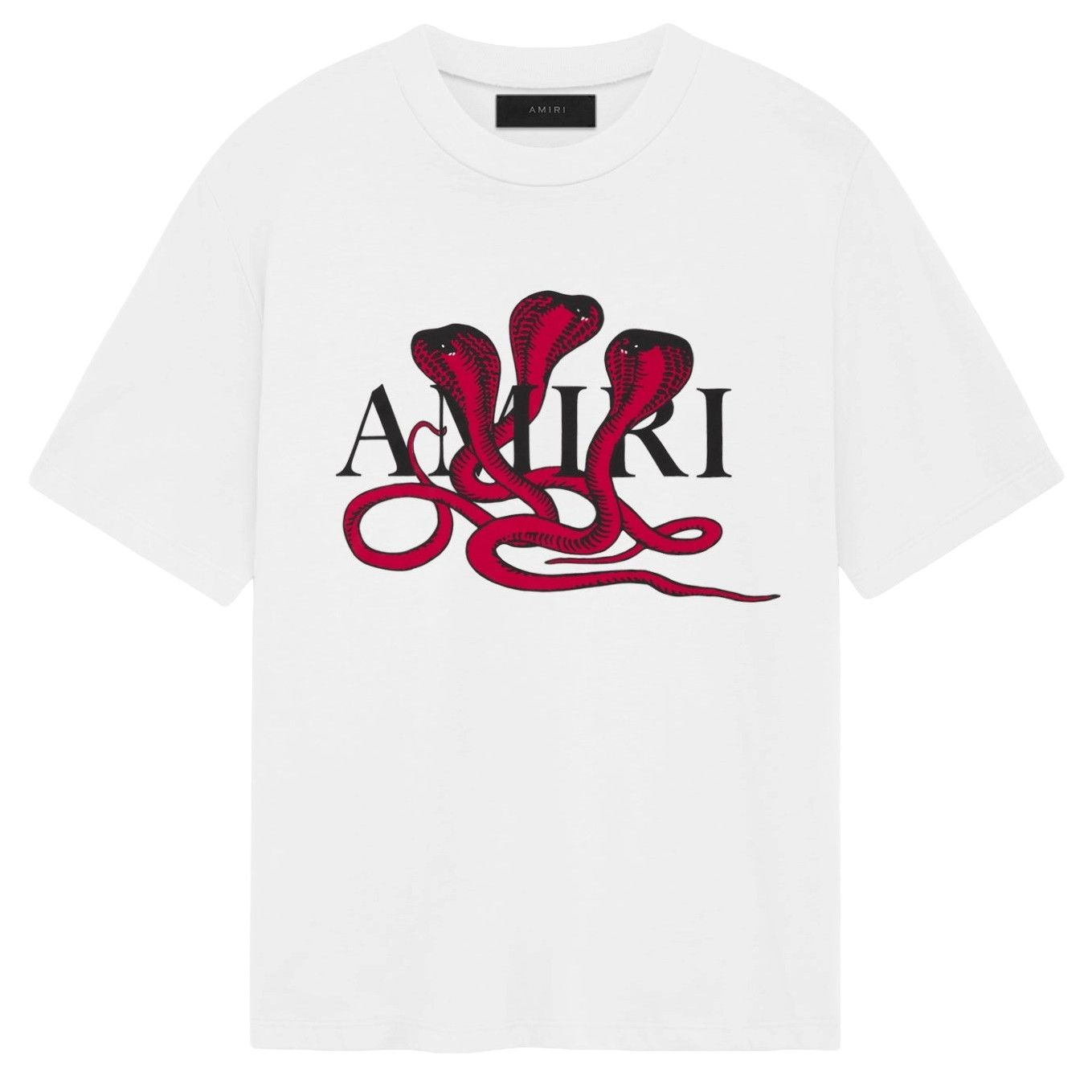 Amiri Snake Tee White/Red Size US XL / EU 56 / 4 - 1 Preview