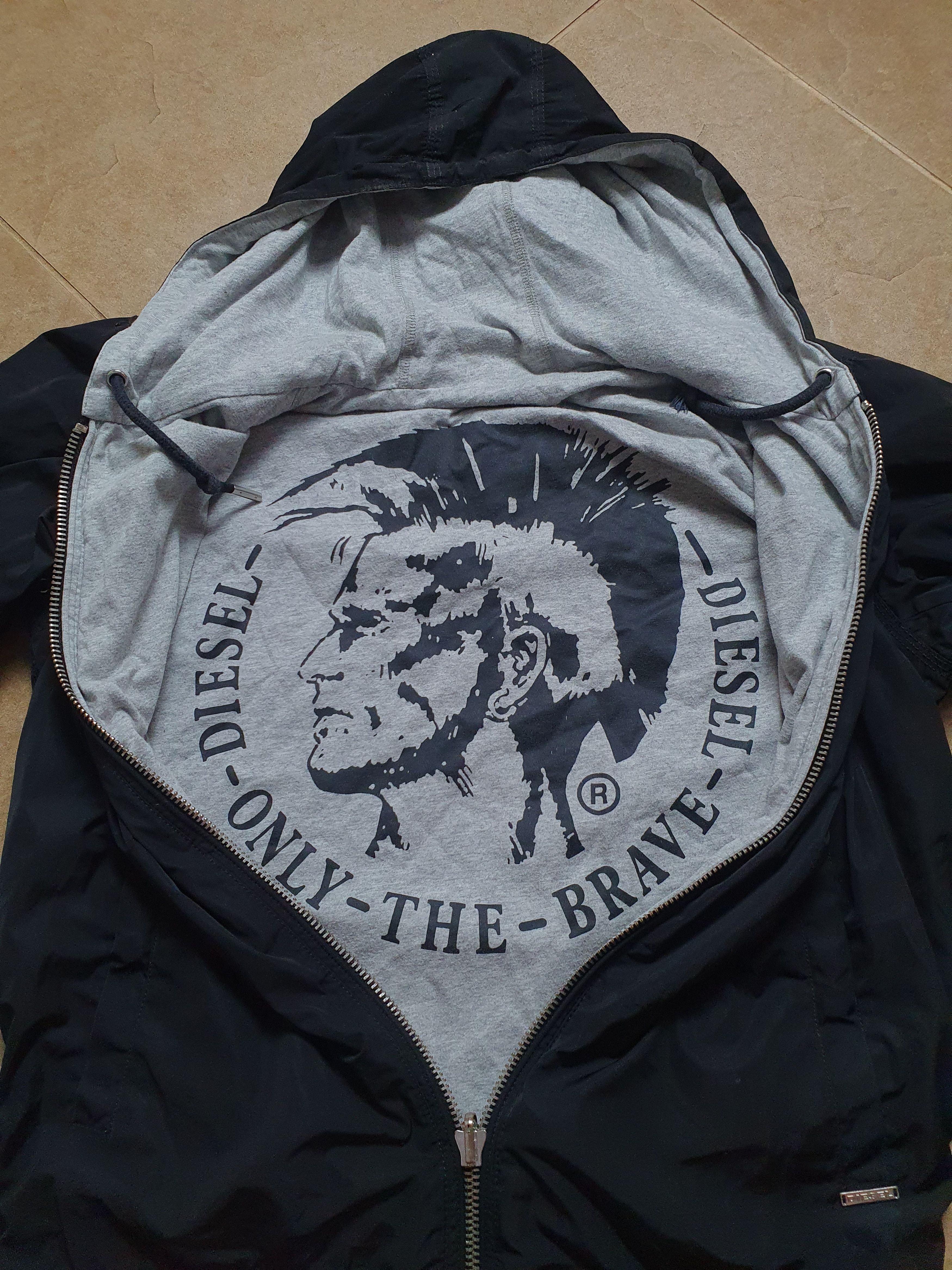 Diesel Vintage Diesel Jacket with Large Logo Streetwear Reversible Size US M / EU 48-50 / 2 - 2 Thumbnail