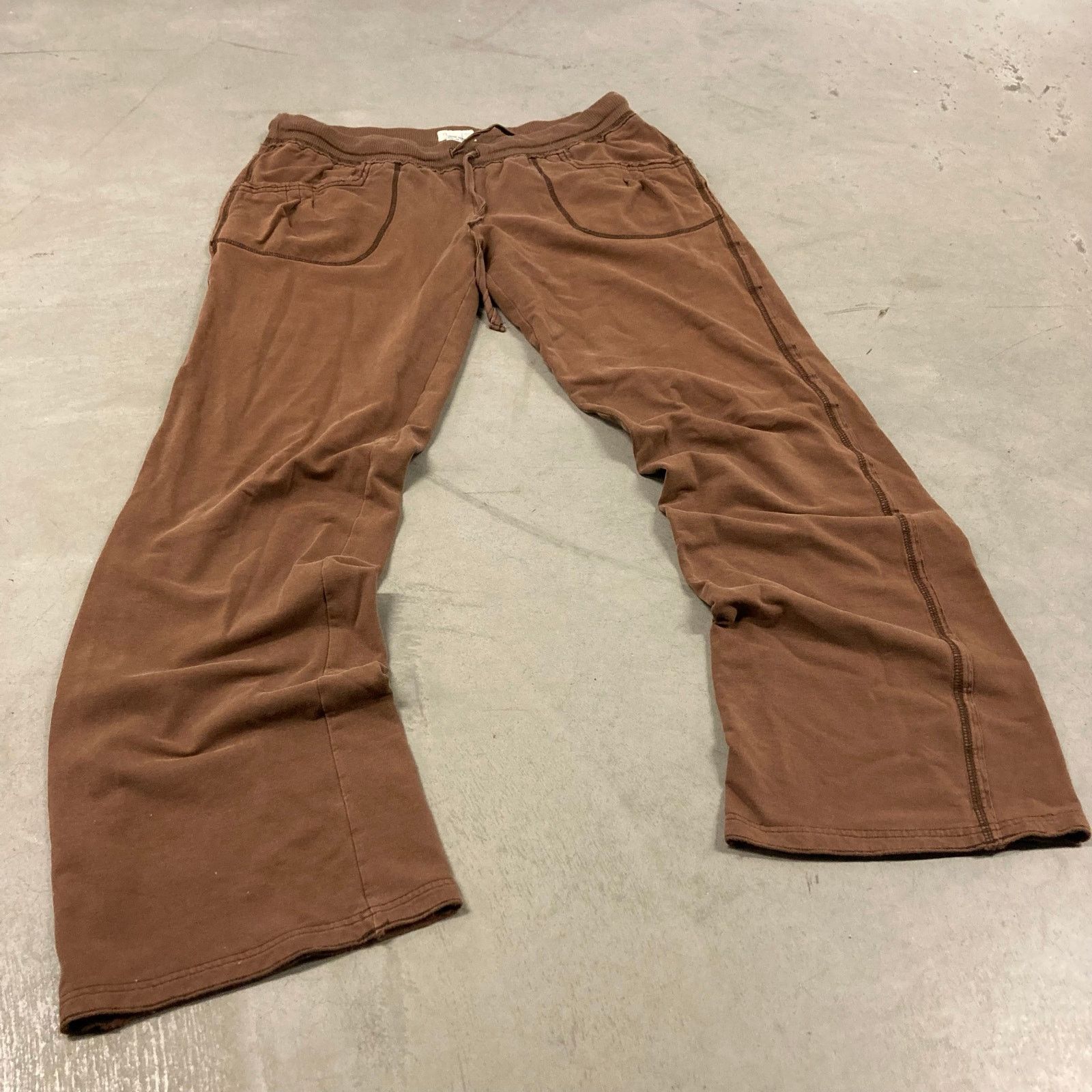 Vintage Y2K Maurices low rise distressed flared sweatpants 31x30 Size 31" - 1 Thumbnail