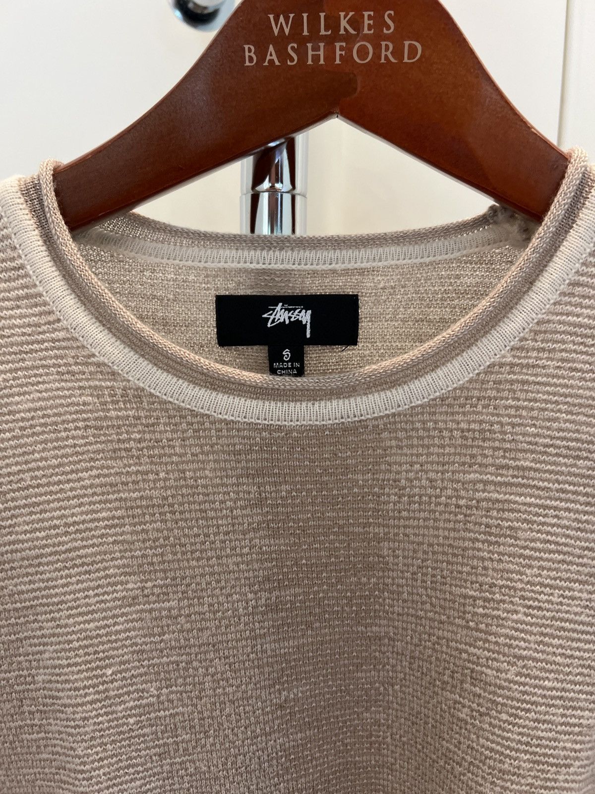 Stussy Shadow Striped Wool Sweater Size US S / EU 44-46 / 1 - 2 Thumbnail