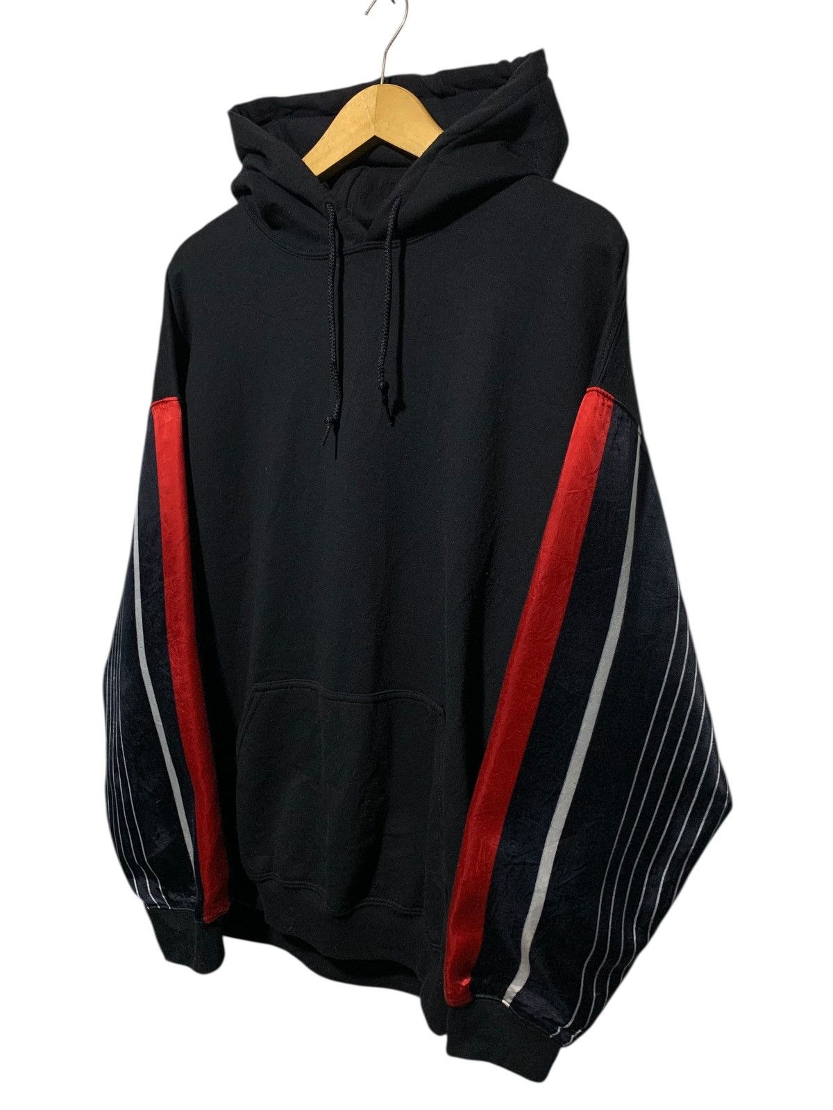 NOMA t.d FW19 NOMA t.d striped sleeve oversized hoodie Size US XL / EU 56 / 4 - 3 Thumbnail