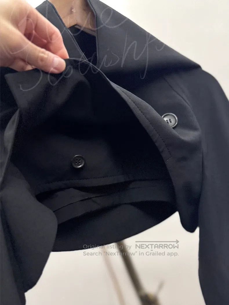 Other Comme Des Garcons Large lapel ultra-short trench coat Size S / US 4 / IT 40 - 3 Thumbnail
