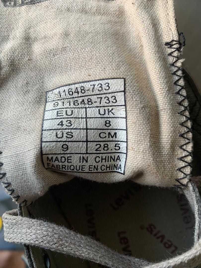 Levi's × Vintage Vintage Levi's Strauss Grey Top Trainers Size US 9 / EU 42 - 11 Thumbnail