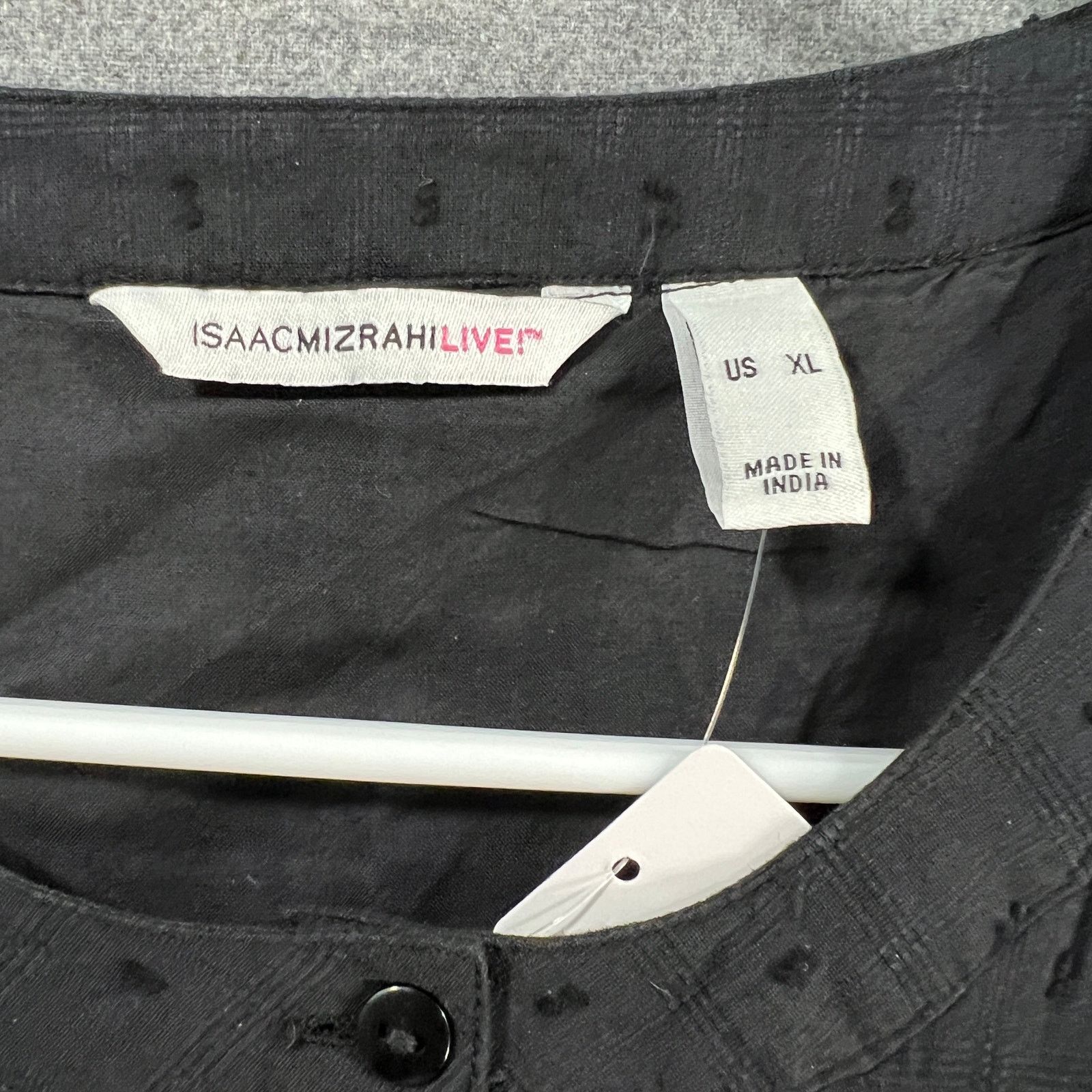 Isaac Mizrahi Isaac Mizrahi LIVE! Embroidered Textured Blouse Size XL / US 12-14 / IT 48-50 - 3 Thumbnail