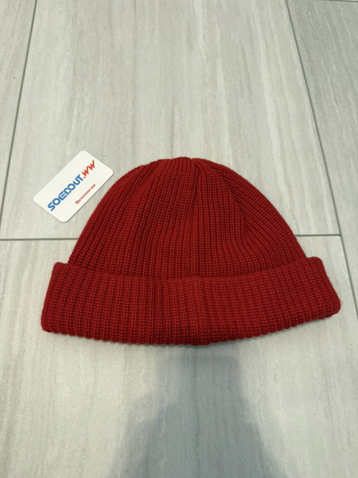 Chrome Hearts Chrome Hearts “Sludge” Triple Cross Red Beanie Size ONE SIZE - 2 Thumbnail
