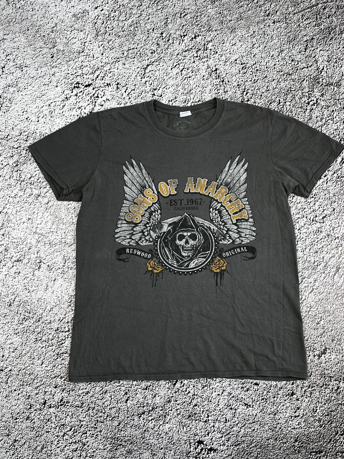 Band Tees Vintage Y2K Suns of Anarchy big logo band tee size L Size US L / EU 52-54 / 3 - 1 Thumbnail