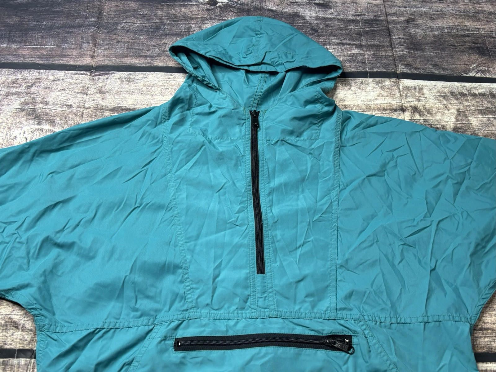 L.L. Bean VTG LL Bean Freeport Maine Jacket Womens Medium Zip Teal Size M / US 6-8 / IT 42-44 - 4 Thumbnail