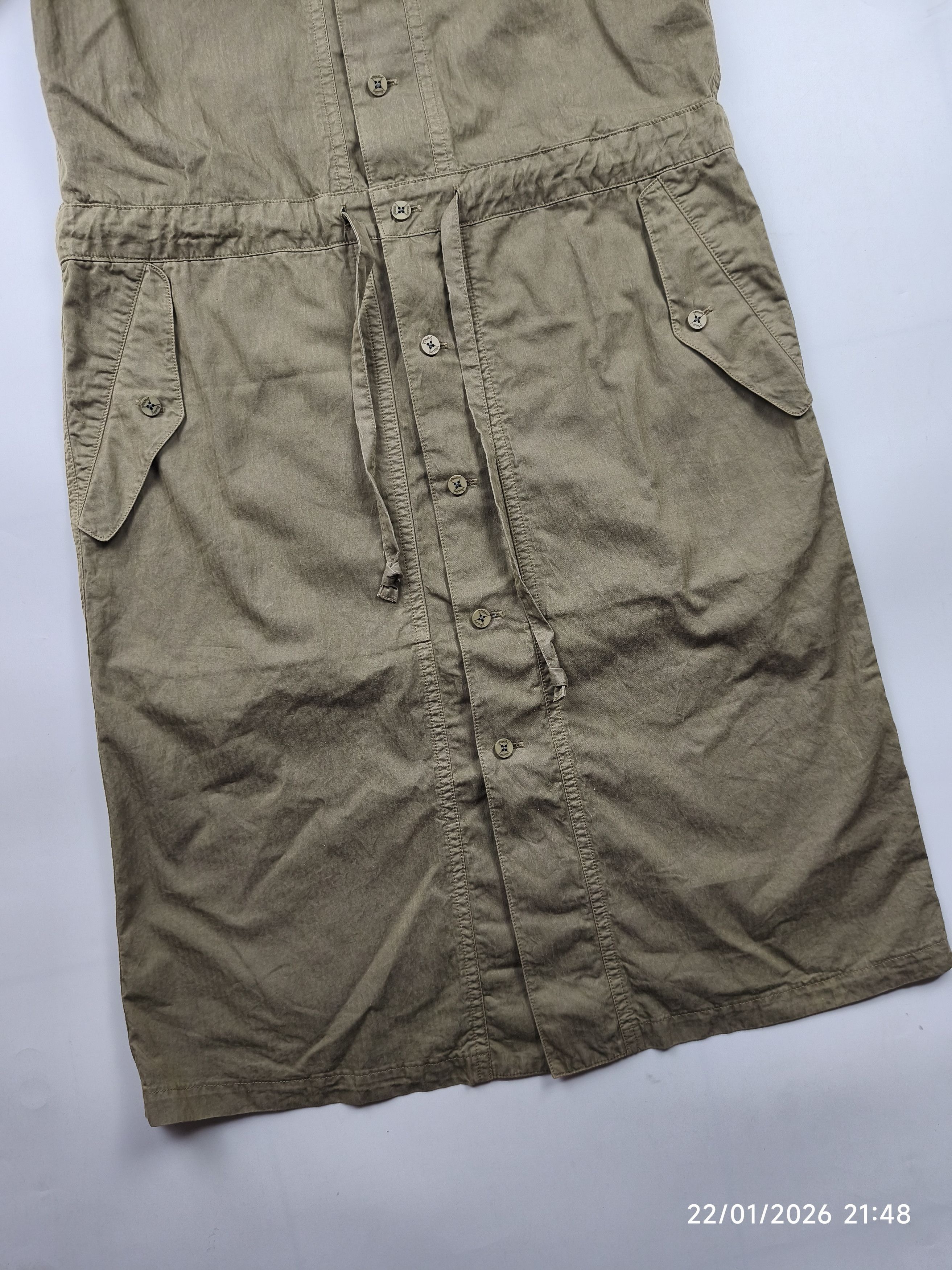Final Home Final home garment dyed safari dress Size XS / US 0-2 / IT 36-38 - 4 Thumbnail