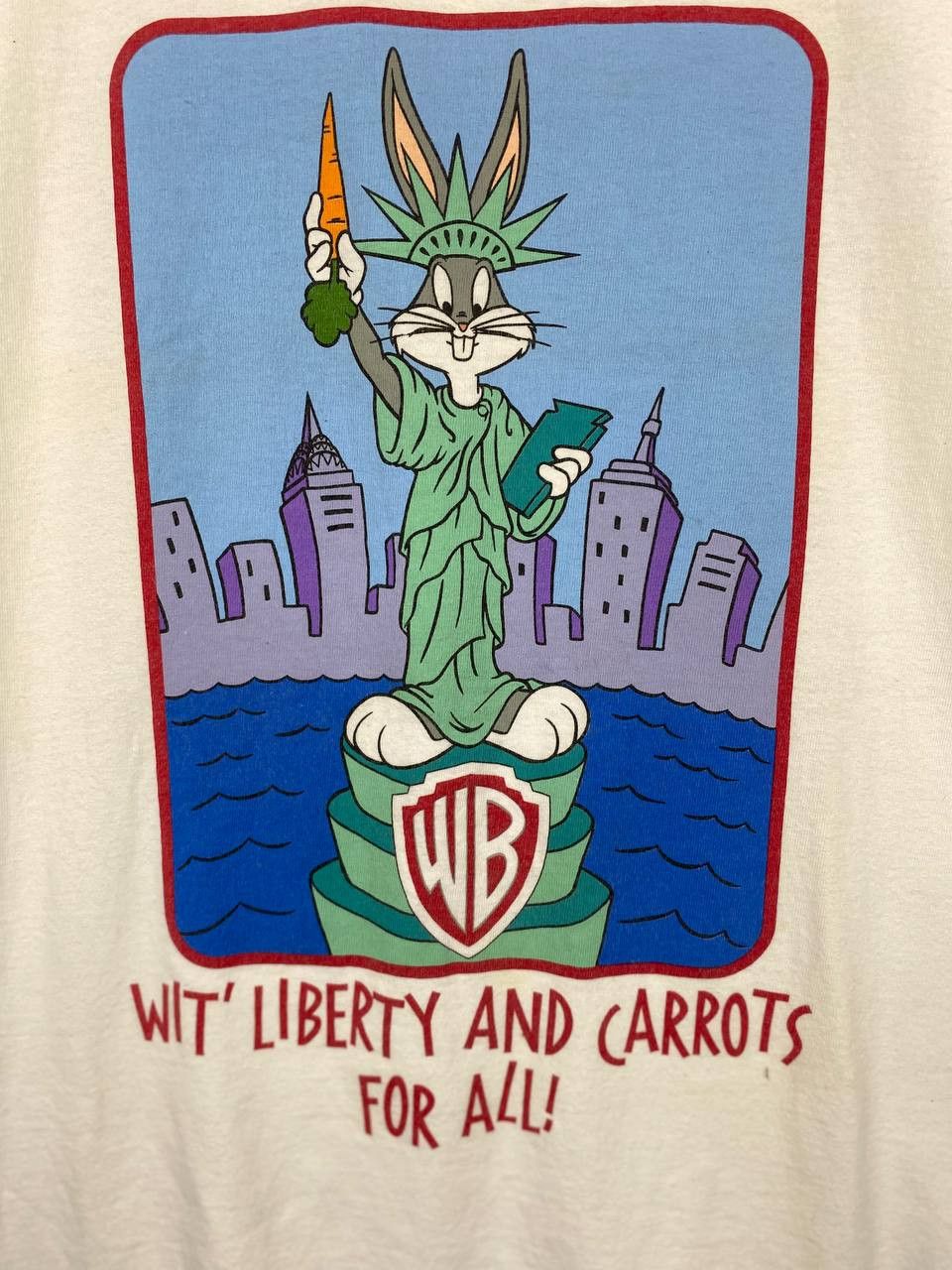 Vintage vintage 90s warner bros bugs bunny liberty tee nice design Size US XXL / EU 58 / 5 - 2 Thumbnail